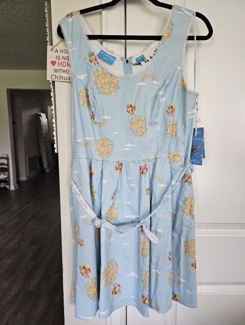 Stitch Shoppe by Loungefly Pixar Up Balloon House Tank Dress 1X Nwt